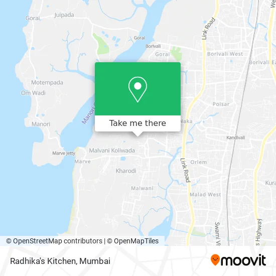 Radhika's Kitchen map