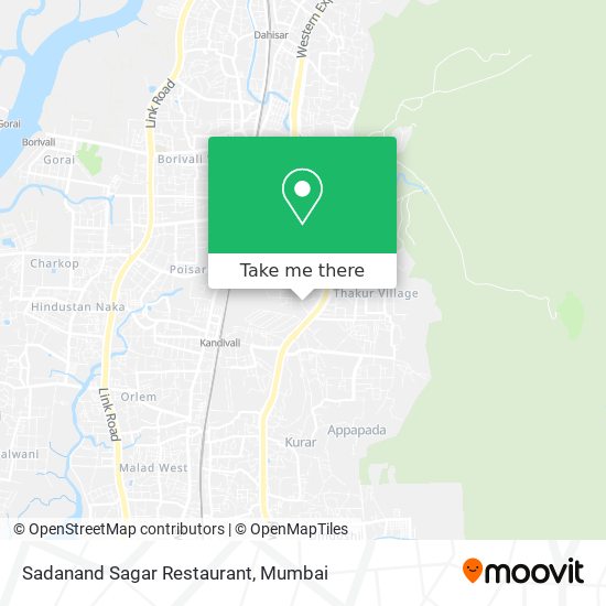 Sadanand Sagar Restaurant map