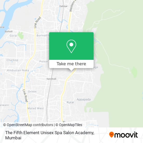 The Fifth Element Unisex Spa Salon Academy map