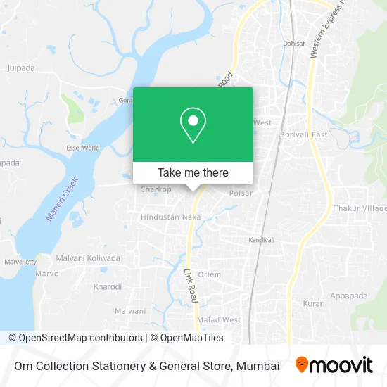 Om Collection Stationery & General Store map