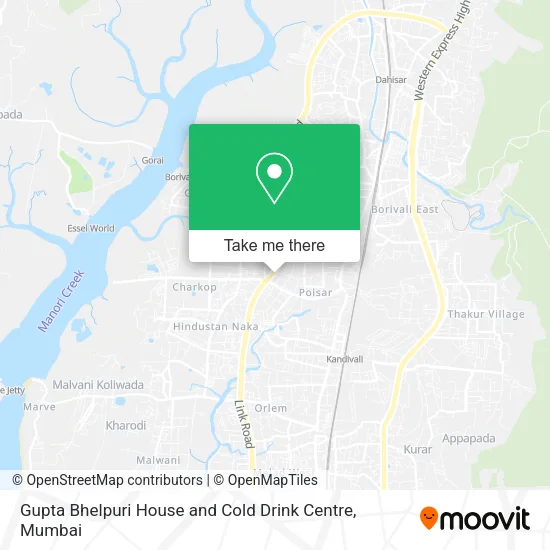 Gupta Bhelpuri House and Cold Drink Centre map