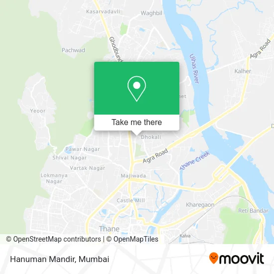 Hanuman Mandir map