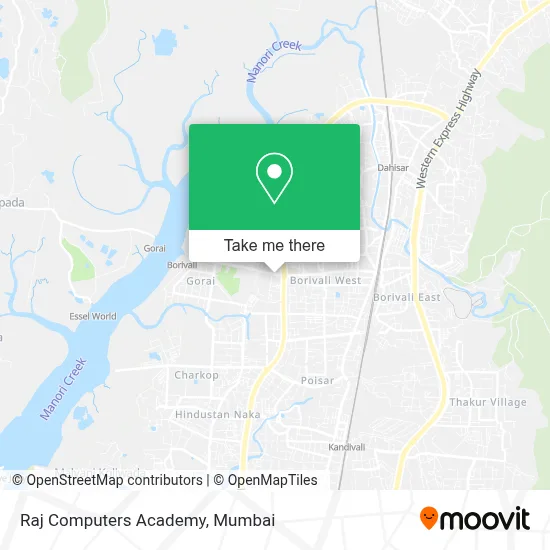 Raj Computers Academy map