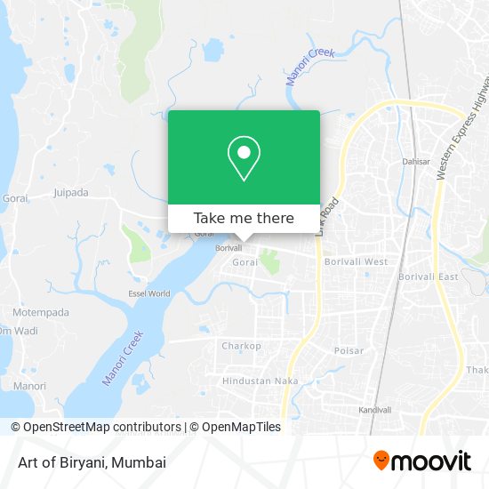 Art of Biryani map