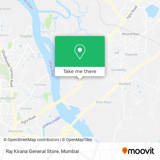 Raj Kirana General Store map