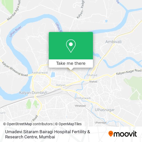 Umadevi Sitaram Bairagi Hospital Fertility & Research Centre map