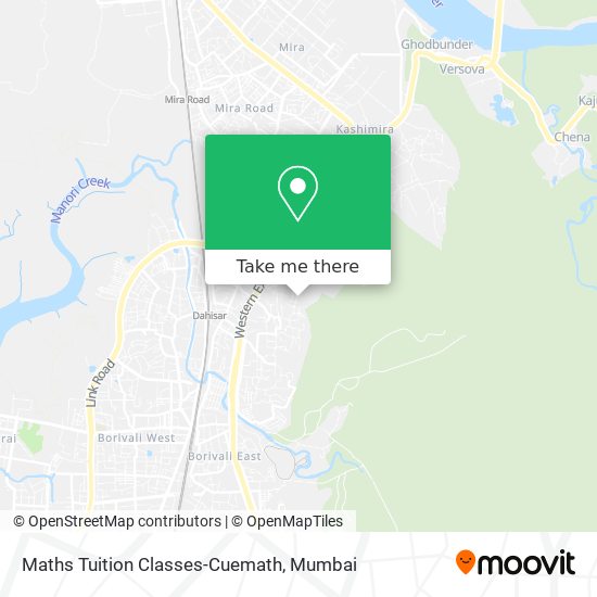 Maths Tuition Classes-Cuemath map