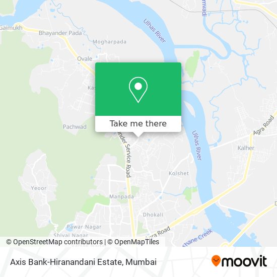 Axis Bank-Hiranandani Estate map
