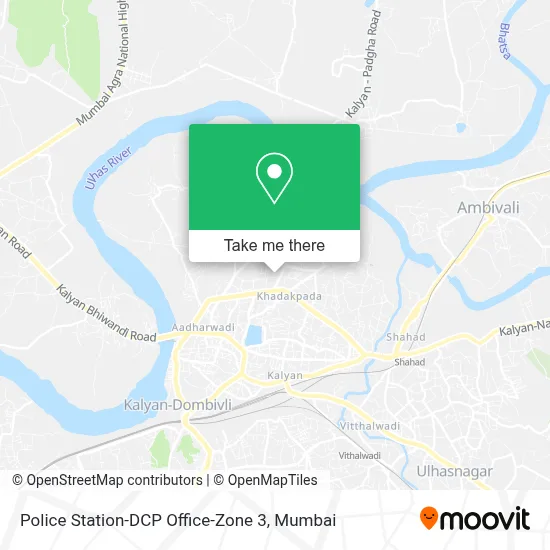 Police Station-DCP Office-Zone 3 map