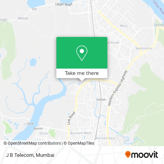 J B Telecom map