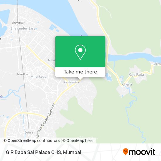 G R Baba Sai Palace CHS map