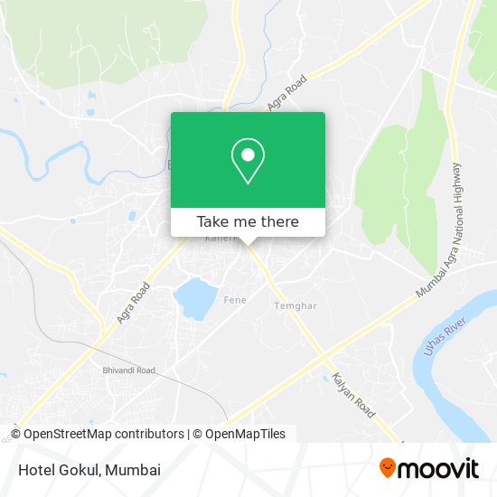 Hotel Gokul map