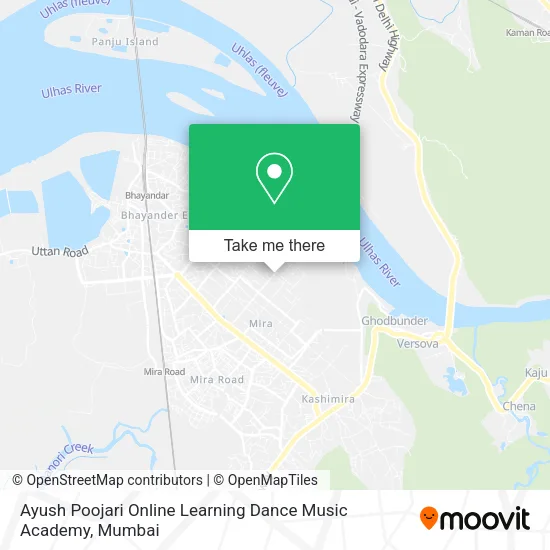 Ayush Poojari Online Learning Dance Music Academy map