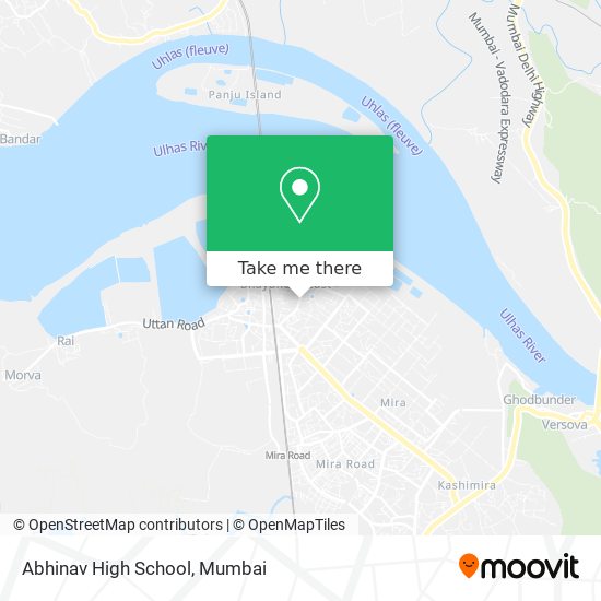 Abhinav High School map