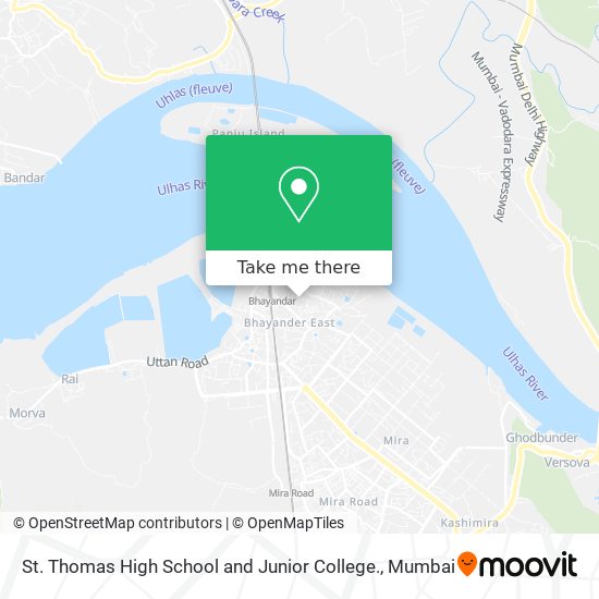 St. Thomas High School and Junior College. map