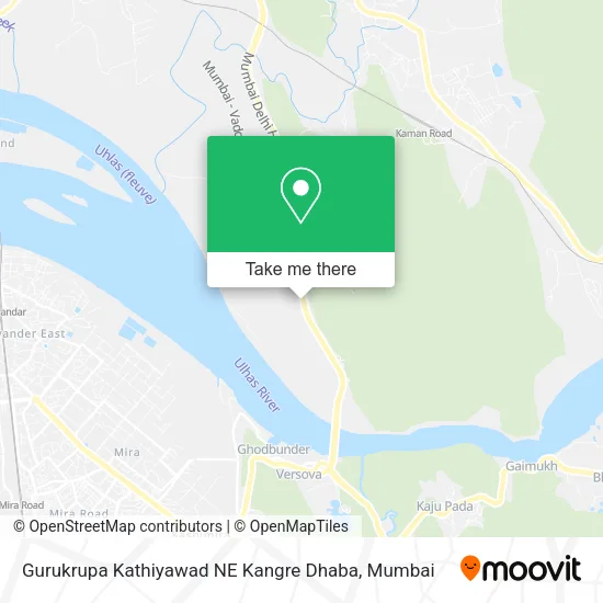 Gurukrupa Kathiyawad NE Kangre Dhaba map