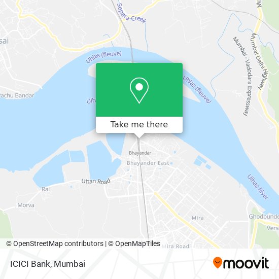 ICICI Bank map