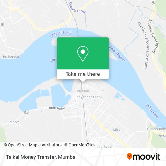 Talkal Money Transfer map