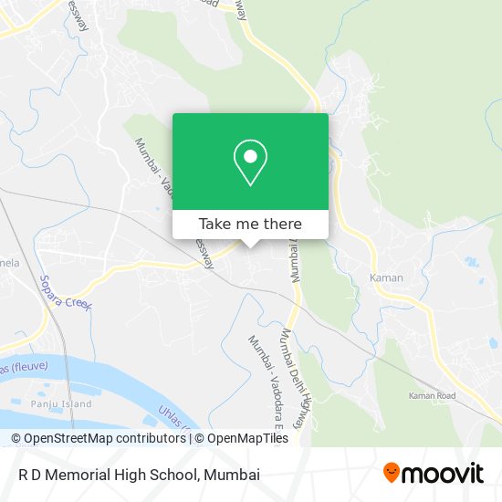 R D Memorial High School map