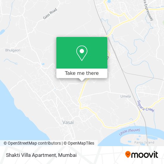 Shakti Villa Apartment map