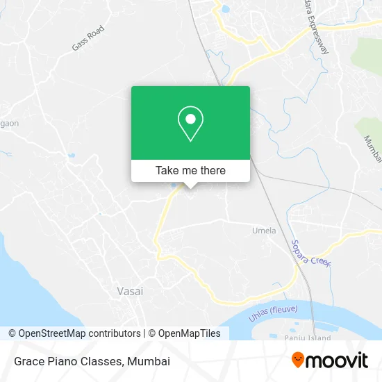 Grace Piano Classes map