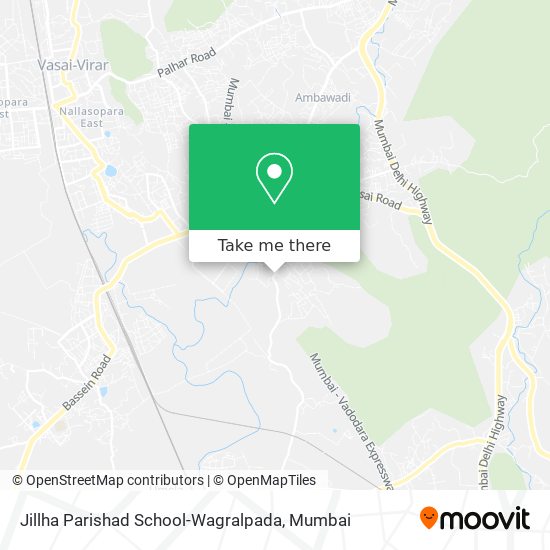 Jillha Parishad School-Wagralpada map