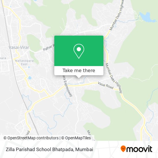 Zilla Parishad School Bhatpada map