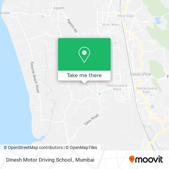 Dinesh Motor Driving School. map