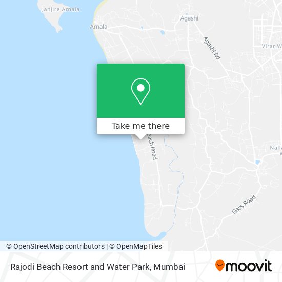 Rajodi Beach Resort and Water Park map