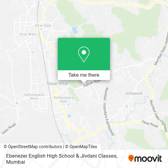 Ebenezer English High School & Jivdani Classes map