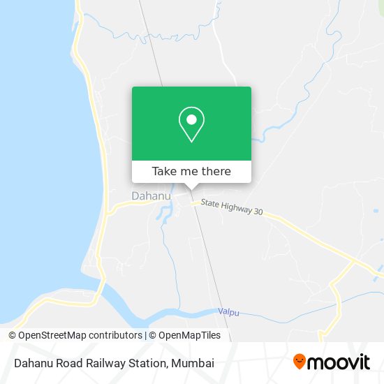 Dahanu Road Railway Station map