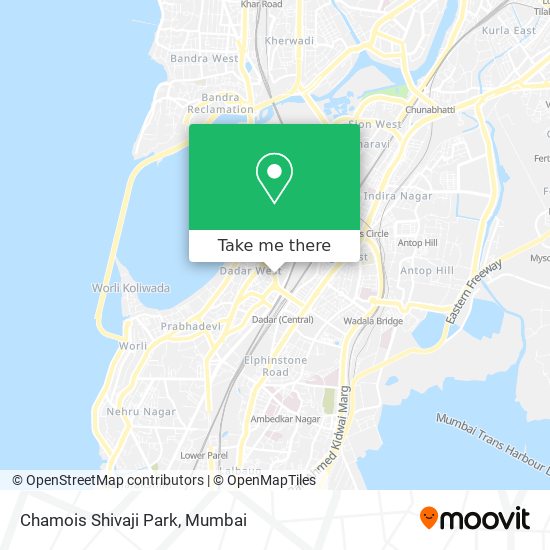 Chamois Shivaji Park map