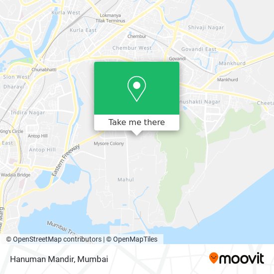 Hanuman Mandir map