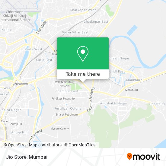 Jio Store map