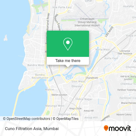 Cuno Filtration Asia map