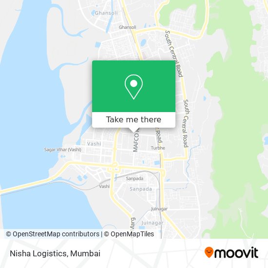 Nisha Logistics map