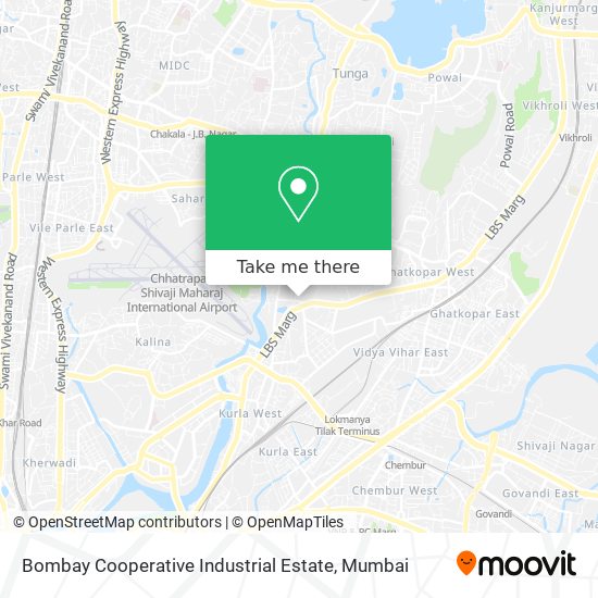 Bombay Cooperative Industrial Estate map