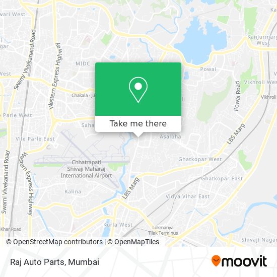 Raj Auto Parts map