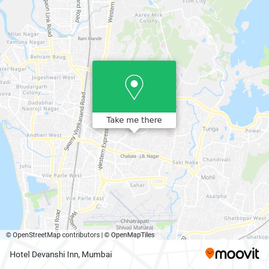 Hotel Devanshi Inn map