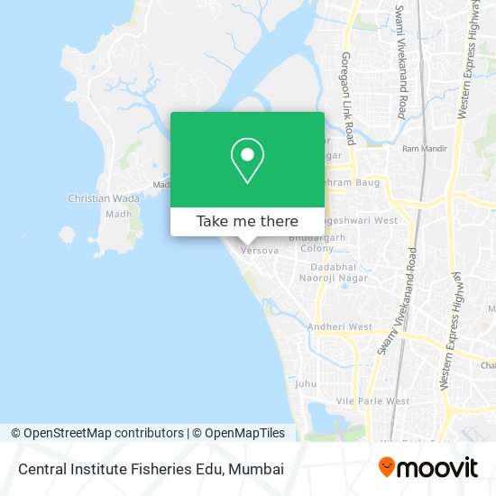 Central Institute Fisheries Edu map