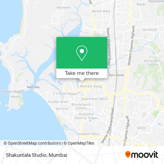 Shakuntala Studio map