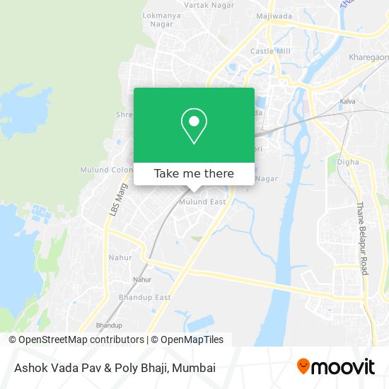 Ashok Vada Pav & Poly Bhaji map