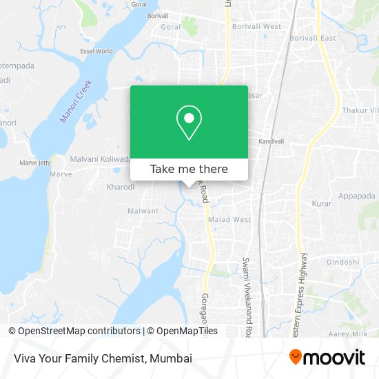 Viva Your Family Chemist map