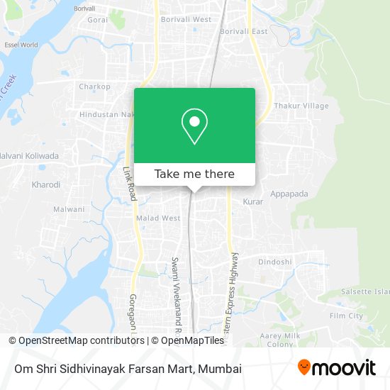 Om Shri Sidhivinayak Farsan Mart map