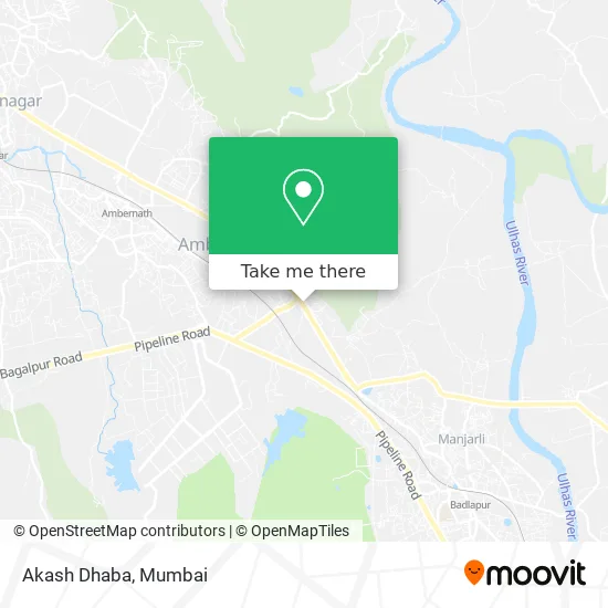 Akash Dhaba map