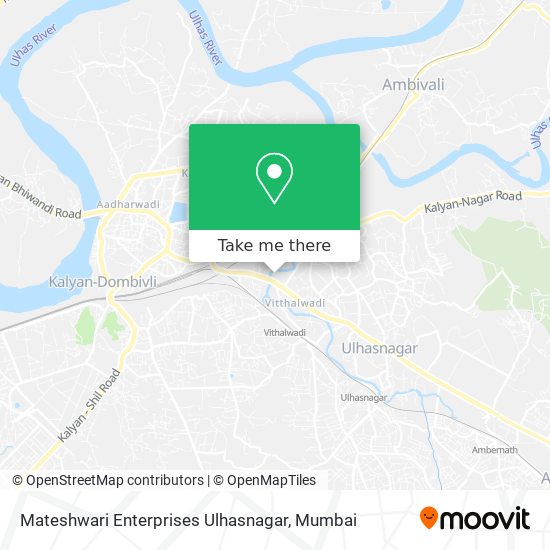 Mateshwari Enterprises Ulhasnagar map