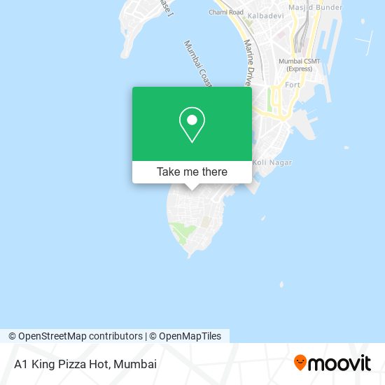 A1 King Pizza Hot map