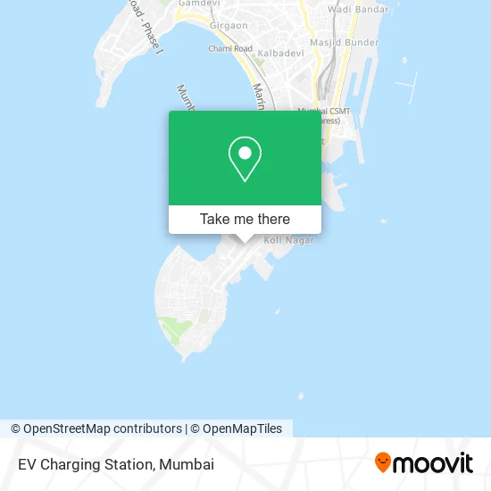 EV Charging Station map