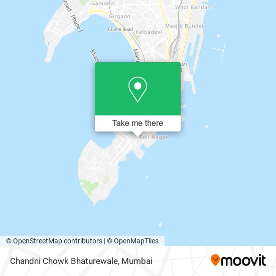 Chandni Chowk Bhaturewale map