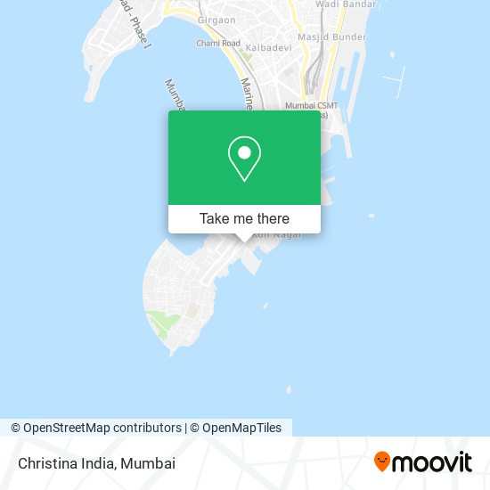 Christina India map